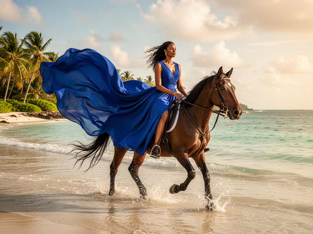 Horseback Flying Dresses of Montego Bay package