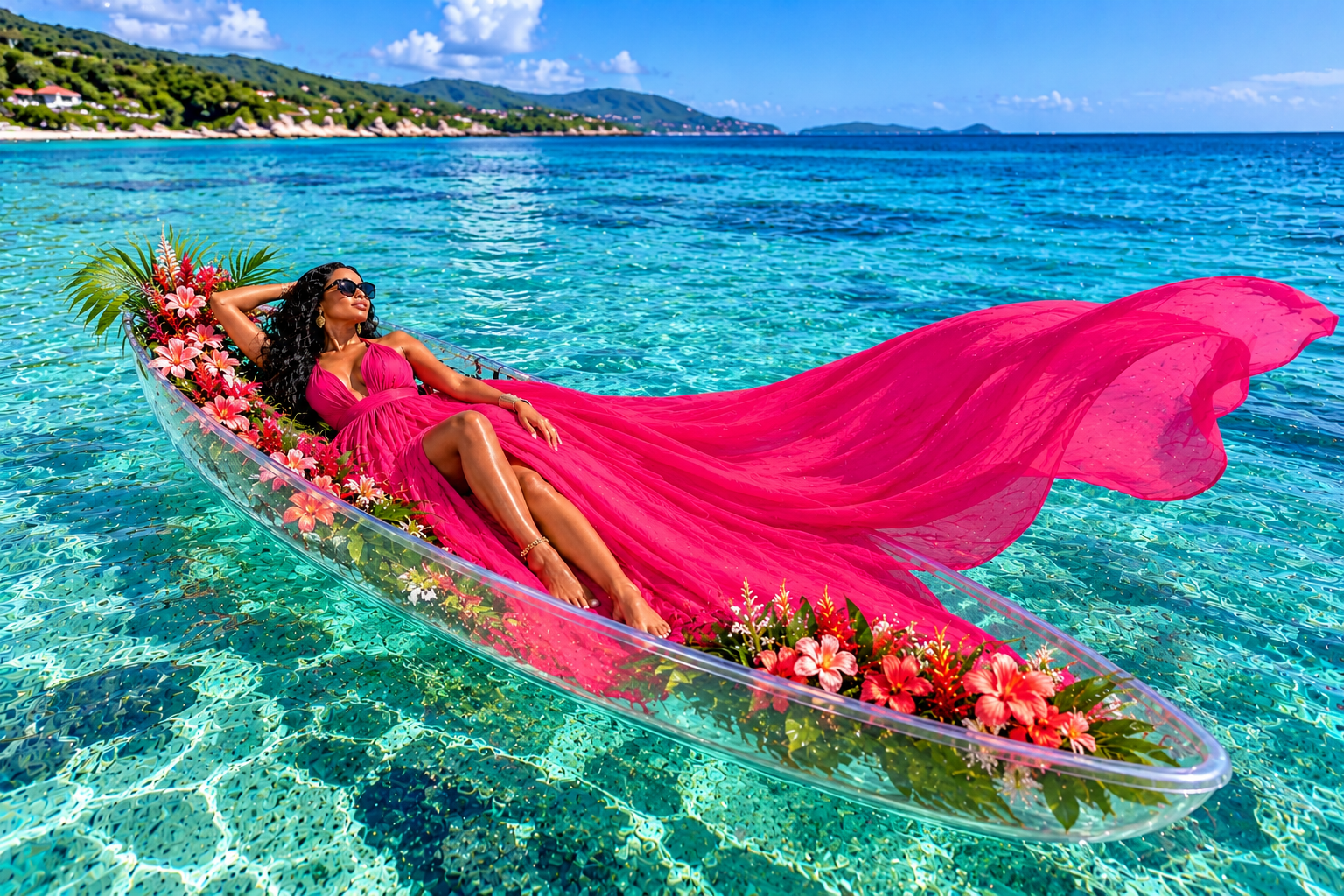 Clear Kayak Flying Dresses of Montego Bay package